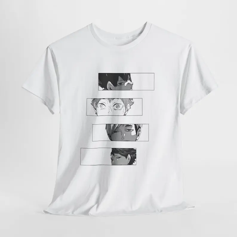 Haikyuu Streetwear T-Shirt | Kageyama, Hinata, Atsumu & Oikawa Japanese Y2K Graphic Tee | Fan Merch for Manga Lovers