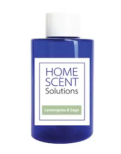 Lemongrass & Sage Oil Based Fragrance Diffuser Refill 100ml - Versatile Fragrance, Suitable for Cold Air Diffusers- Aromatherapy Oil