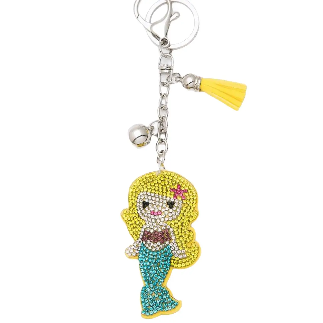 Yellow Mermaid, Silver Hardware