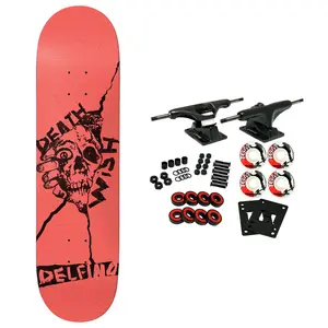 Deathwish Skateboard Complete Pedro Delfino Rot 8.5" x 31.75"