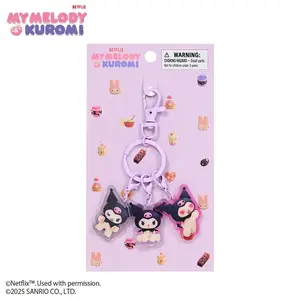 Kuromi Acrylic Keychain (My Melody & Kuromi Netflix Series)