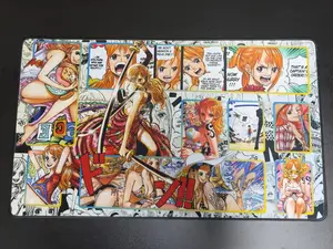 NAMI Playmat ANIME TCG Playmat, OP Anime Desk Mat, Anti Slip, anime deskmat mousepad