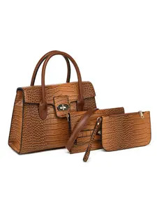 Women's Elegant Handbag & Wallet, Fashionable Large Capacity Shoulder Bag & Wallet, Casual Trendy Versatile High-quality Daily Commuting Bag Set