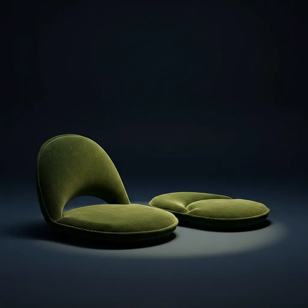 Your Favorite Spot in the House — Adjustable Corduroy Floor Chair & Lazy Sofa with Backrest