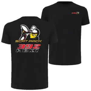 🏁[Graphic Tee]Viral Dodge Scat Pack 392 HEMI Graphic Tee – Limited Edition Muscle Car Racing Shirt, Streetwear Fashion T-Shirt, Unisex Casual Summer Camiseta, Trendy Car Culture Apparel for Auto Enthusiasts, Gen Z Street Style TikTok Viral Outfit Top
