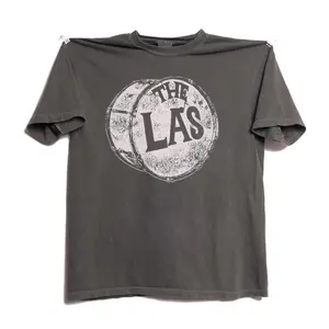 The La's English Rock Band Tee Shirt 1980s Liverpool There She Goes One Hit Wonder Alternative Indie Group Timeless Melody Ultra Faded - XL