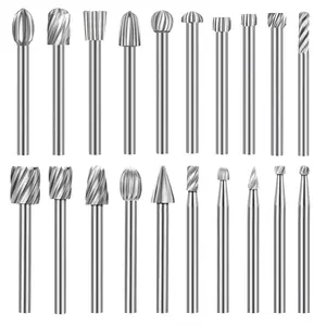 Rotary File Set 20 Pieces, High-Quality Rotary Files for Metalworking & Woodworking, Essential Tool Kit for DIY Projects