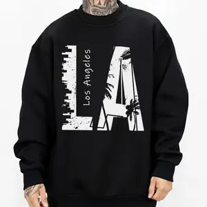 Los Angeles Art White Chicano Clothing, Chicana, Mexican Clothes, Lowrider Clothes, Oversized Graphic Tee Medium Heavy Sweatshirt Hoodie for Men & Women 191201