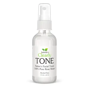 Isabella's Clearly TONE Pure Rosewater Facial Toner | Alcohol Free Hydrating Face Spray to Moisturize and Tone with Pure Natural Rose Petal