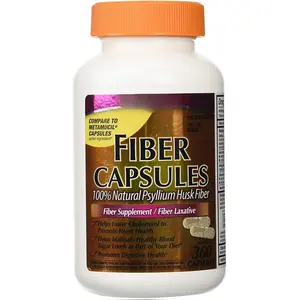 Kirkland Fiber Capsules for Regularity 360 Capsules Compare to Metamucil Active Ingredient Soluble Fiber Supplement for Digestive Health - Healthcare