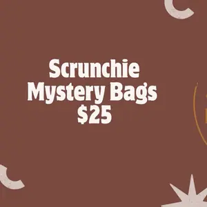 Scrunchie Mystery Bags $25 - Exciting Unboxings Await with Surprise Scrunchies - Quick Shipping in 4 Days - Simple Ordering Experience
