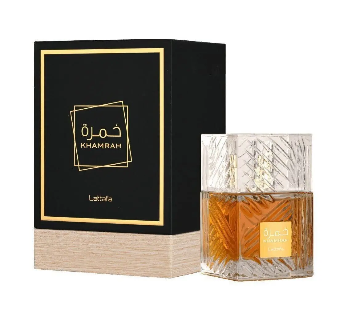 Lattafa Perfumes Khamrah for Unisex Eau de Parfum Spray, 3.4 Ounce long Lasting Evening Fragrance Cologne Unisex Aroma Scent Lattafa Perfumes Khamrah for Unisex Eau de Parfum Spray, 3.4 Ounce long Lasting Evening Fragrance Cologne Unisex Aroma Scent