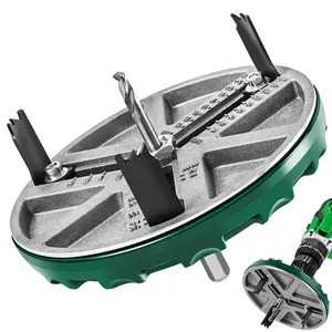 Adjustable Hole Opener, 45mm-130mm Round Hole Opener Tool, Replaceable Hole Opener for Cutting, Universal Power Tool Accessories, Hardware, Tools and Gadgets, Drill Bits, Drill, Circular, Heavy Duty, Screwdriver Bit Set, Step Drill Bits