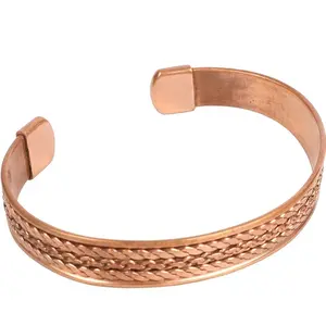 Copper Link Bracelet for Grounding and Energy Flow