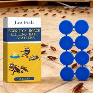 Cockroach Killer JUE FISH: Powerful Glue Bait Eliminates Nests Completely—Say Goodbye to Kitchen and Dorm Bugs! cockroach  control fly trap indoor powerful cockroach killer infestation