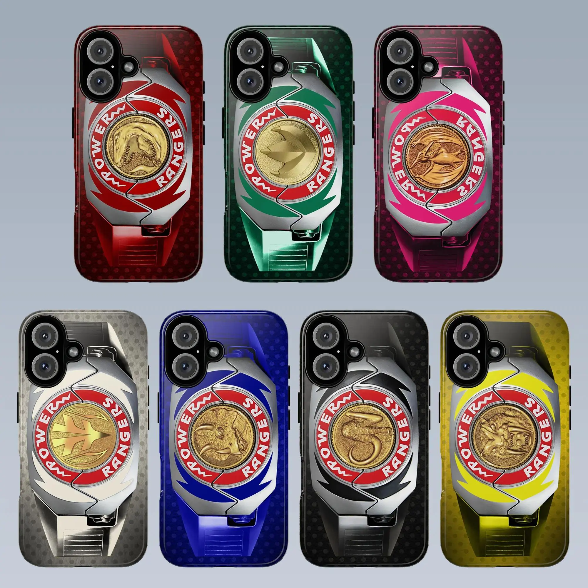 Mighty M0rphin Power Rang3rs Morpher Phone Case Collection | Iconic 90s Hero Suit Designs Suitable for iPhone 17-11 Pro Max/Plus and  Samsung Galaxy S23-25