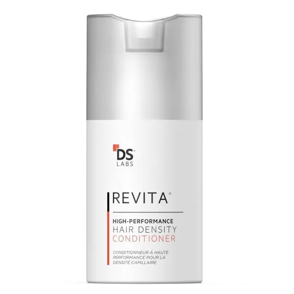 DS Labs Revita Hair Density Conditioner for Fine & Thinning Hair, 100 mL | Powered by turmeric, caffeine & ginseng to nourish the scalp and leave hair feeling stronger and looking fuller.