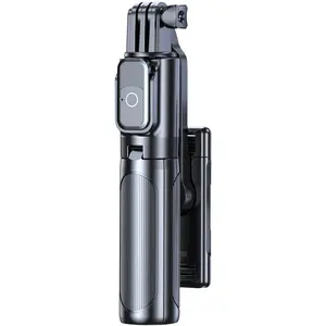 Cell Phone Selfie Stick with Wireless Remote, Upgraded Stable Tripod Stand, Tech Accessories for iPhone 17/16/15/14/13 & Android, Travel-Friendly Videography Equipment Cellphone Smartphone Cellphone