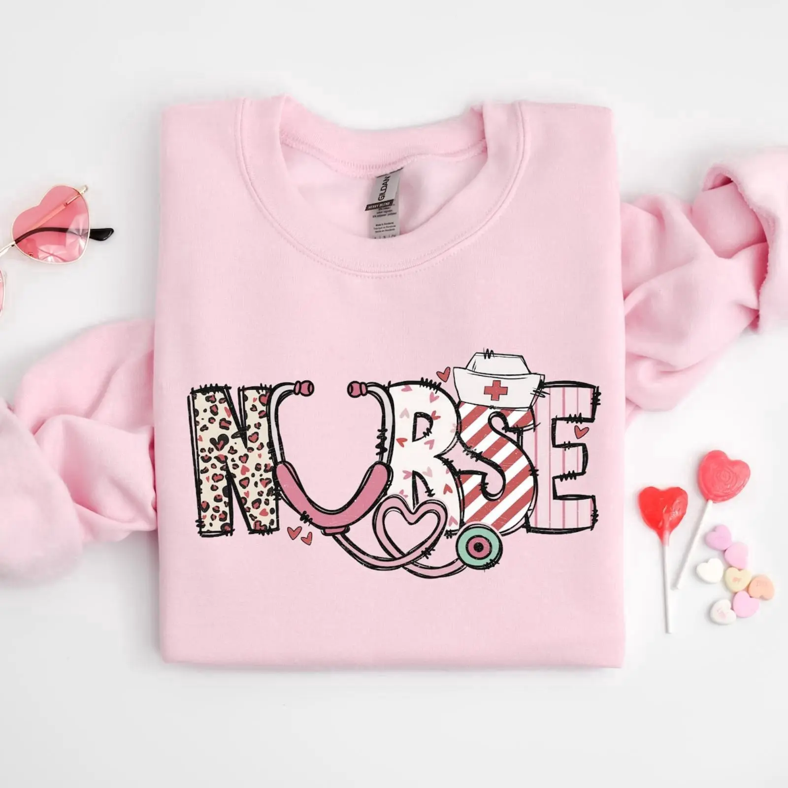 Valentine Nurse Sweater – Perfect Gift for Labor, NICU, and Pediatric Nursing Heroes