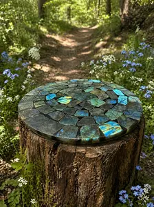 Labradorite Gemstone Plate