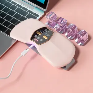 Rechargeable Back Massager with 3 Vibration Modes, Portable Waist Massage Belt, Muscle Tension Relief, Post-Workout Recovery