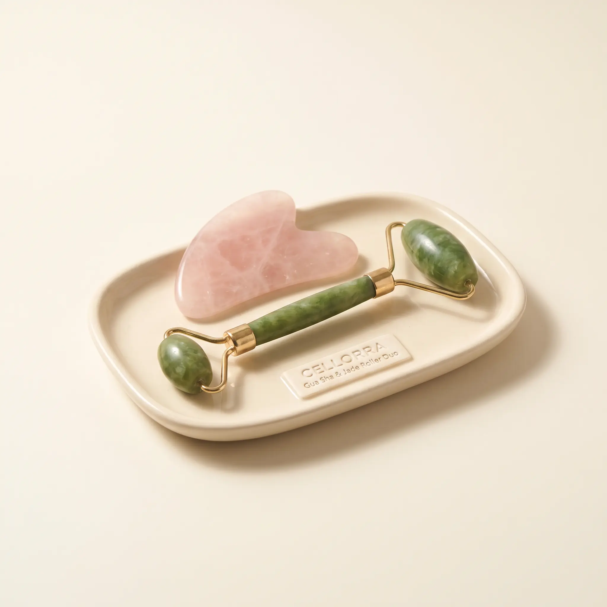 Gua Sha &amp; Jade Roller Duo