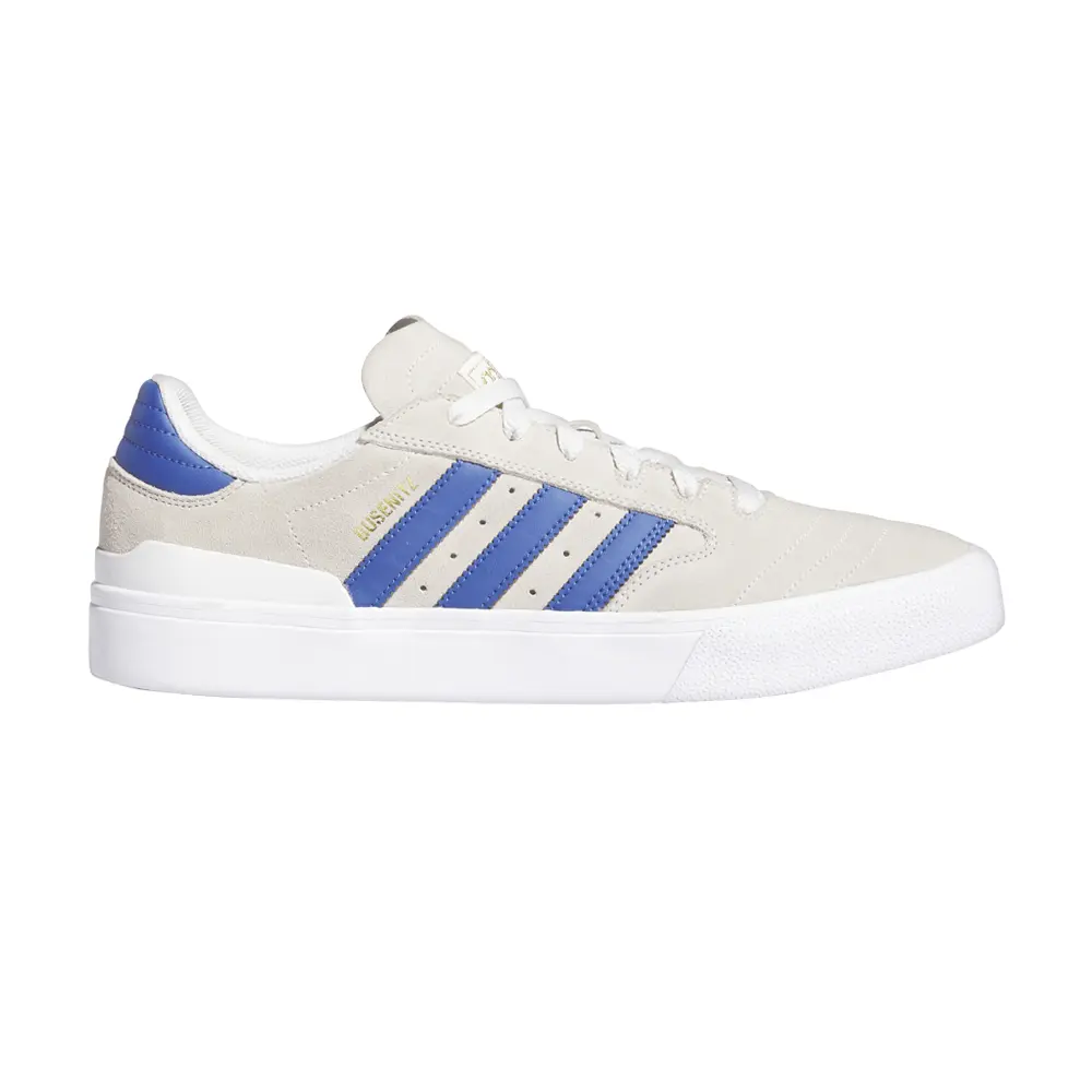 adidas Mens Busenitz Vulc Ii Skate Sneakers Shoes - Blue, Off White