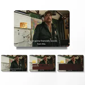 Funny  Credit Card Debit Bank Metro Card Film Sticker Skin Cover