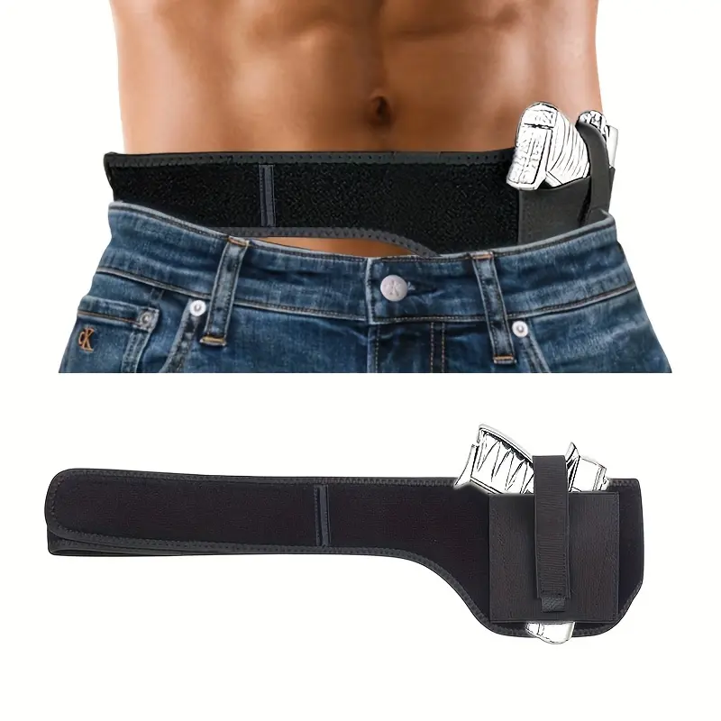Tactical Waist Belt Holster, Multi-Size Concealed Belly Band for Active Sports & Running, Unisex Easy-Carry Accessories, Fits up to 45 Inches, Invisible Carry