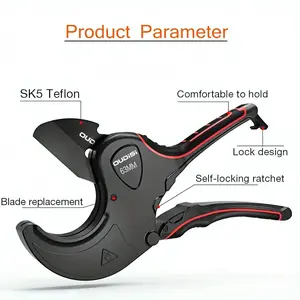 Handheld Manual PVC Pipe Cutter - Efficient Groove Wheel DIY Plumbing Cutter for Quick, Accurate Cutting of PVC/PPR/PEX Plastic Hoses with Local Warehouse Delivery, Diy Cutter