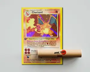 Charizard Pokemon Card Poster
