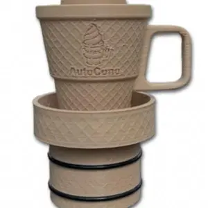 AutoCone - Ice Cream Cone Holder for Car Cup Holders (No Spill, No Melt Mess)