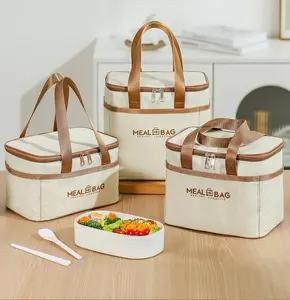 MEAL BAG Large Insulated Lunch Bags for Women Men Adult Lunch Box with Shoulder Strap for Work Picnics Outings Multi Compartment Lightweight Everyday Use