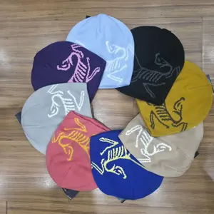 Outdoor Adventure Skeleton Bird Graphic Beanie Hat Bundle | Soft Thermal Knit Skull Cap Combo | Diverse Colorway Winter Streetwear Pack