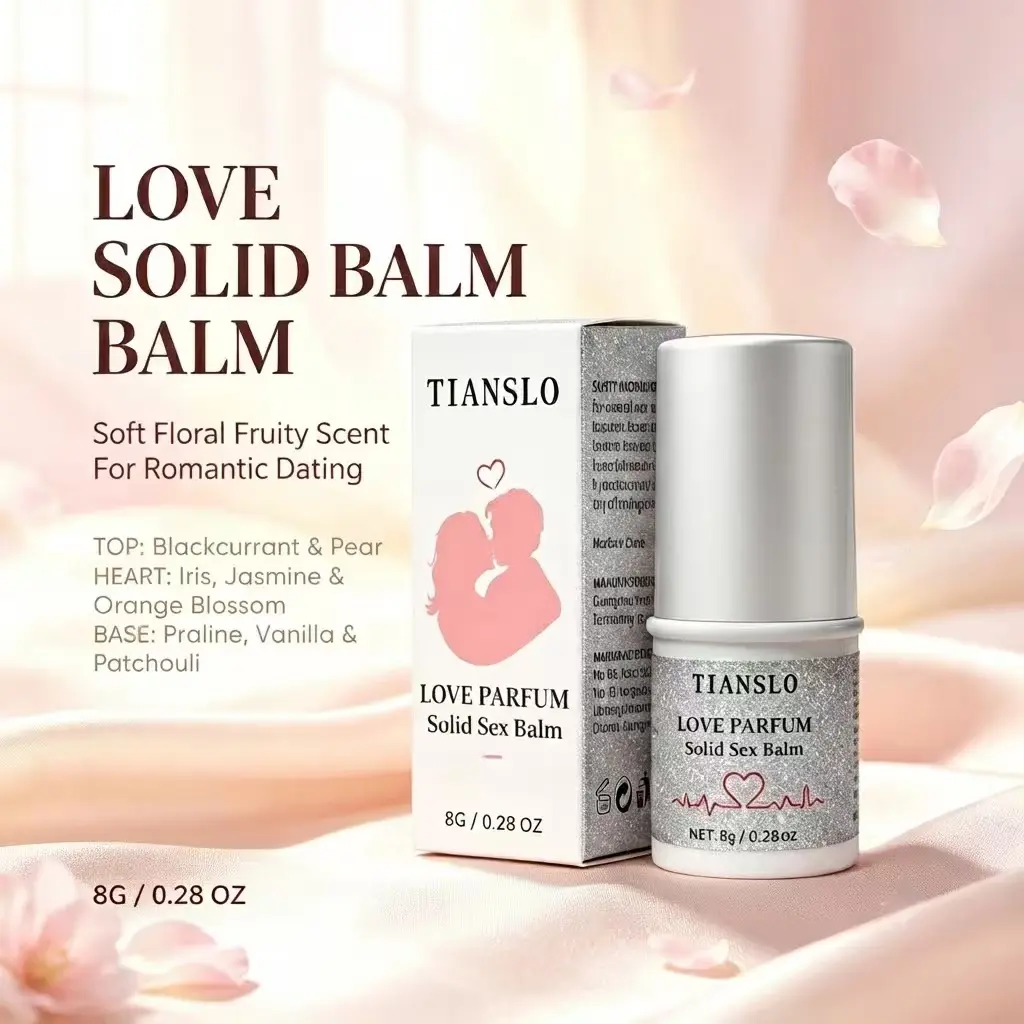 TIANSLO Love Parfum Solid Perfume Balm (8g / 0.28 oz) - Floral Fruity Portable Pocket Perfume Stick