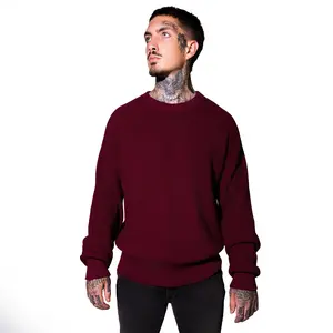 THE BEVERLY CREWNECK (BURGUNDY)