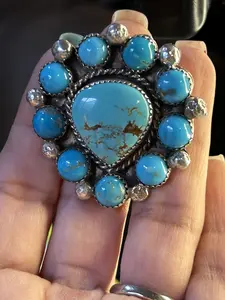 Sterling Silver and Turquoise Ring