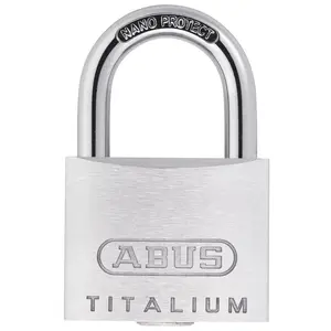 ABUS 64TI by 40 C KD Titalium Aluminum Alloy Keyed Different Padlock
