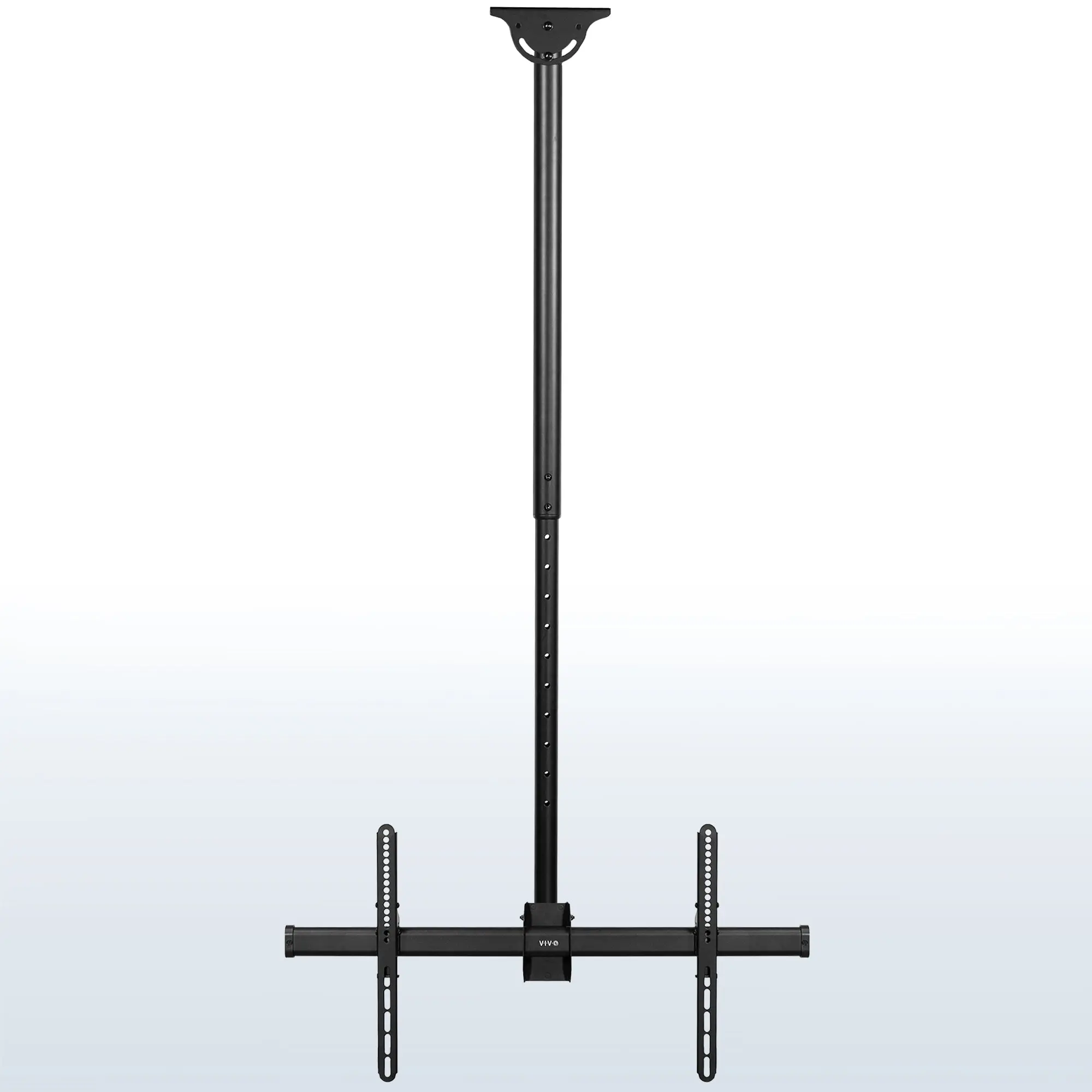 Large Ceiling TV Mount with Extension Pole - Compatible with 37”-90” Screens, Indoor Furniture TV Mount Accessory, Ceiling Mount