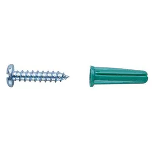 Greenlee #10X1 in Expanding Sheet Metal Concrete Anchor Kit, Expanding Mount Anchors for Concrete Blocks, Hollow Walls, Moisture-Proof Sailing Water Sports Installations