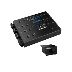 AudioControl LC7iPRO Six-Channel Line Output Converter with Accubass, Seamless Integration with Compact Design, ACR-1 Dash Remote Included