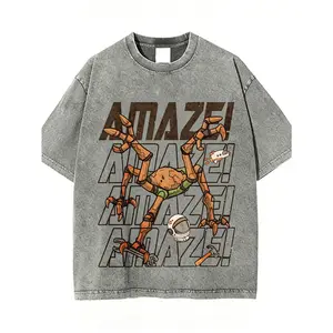 100 Cotton Oversized Fit T-Shirt Amazing Spider Robot With Tools And Helmet Retro Fashion Style Street Fashion Summer Wear For Men Women And Teens Gift Idea For Tech Lovers And Sci Fi Fans