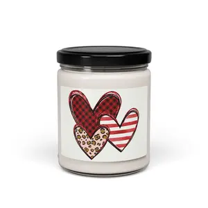 Scented Soy Candle 9oz -  Decoration with Wick for Decor and Aroma Glass Jar forever  candle luxury  room  accessories Glossy Ornaments Perfume Tin