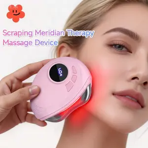 Electric Gua Sha Massager with 9-Level Heat & Vibration for Anti-Aging Neck & Face Lift Reducing Wrinkles and Puffiness
