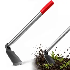 Vaseeka All-Steel Garden Weeding Hoe，Ergonomic Manganese Steel Garden Hoe，20"Hand Hoe Head, Gardening Tool, Planting and Sowing Weeding，Yard, Farm & Garden Tilling, Transplanting, Digging, Gardening Digging Hoe Leaf Scoop Rake