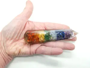 Orgone Flower OF Life Massager Wand 4 -4.5 Inches