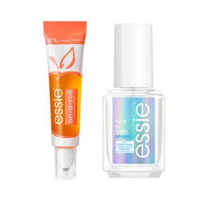 Essie Nail Care Duo: Hard To Resist + Aco On A Roll, With Apricot Extract
