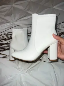 Mia- Block Heeled Ankle Boots For Women  Footwear