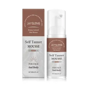 Jaysuing Blackening Foam Mousse Outdoor Blackening Natural Wheat Skin Moisturizing Body and Face Care Mousse