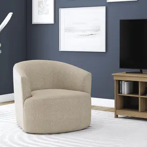 Mainstays Boucle Swivel Chair - Stylish and Comfortable Accent Seating for Any Space